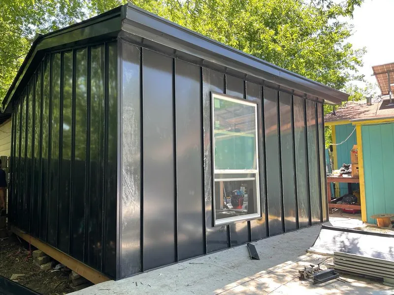 Black standing seam metal wall panels for Roof Inspection in Boulder City